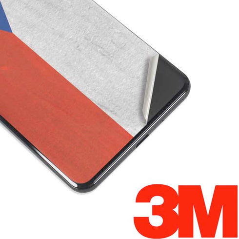 Czech Republic Flag Distressed Google Pixel 3 XL Skin